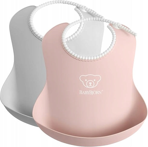 BABYBJORN silikónové podbradníky s vreckom x2