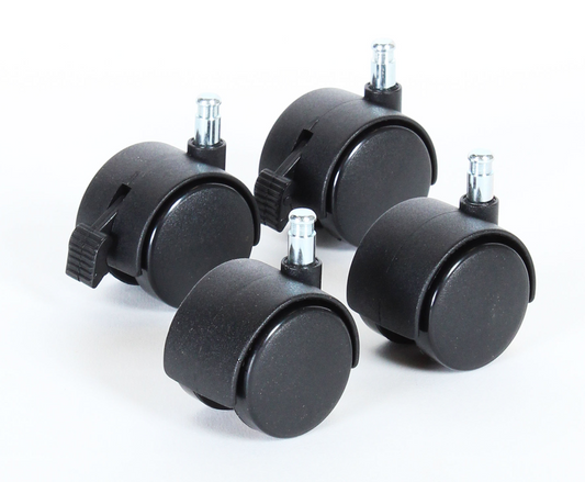 BABYBAY 100400 otočné kolieska s brzdou na postieľku 4 kusy 40 mm