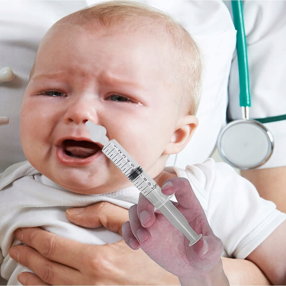 BABY AGE irygátory do nosa w strzykawce, 2 sztuki, 10ml