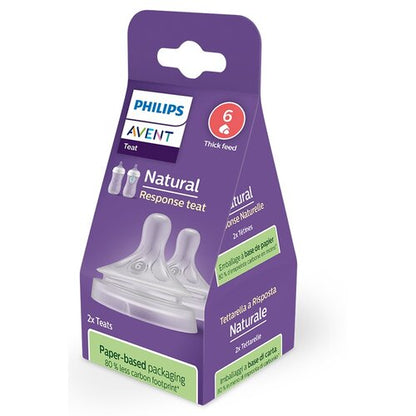 Philips Avent Natural Response cumlík na fľašu prietok 6