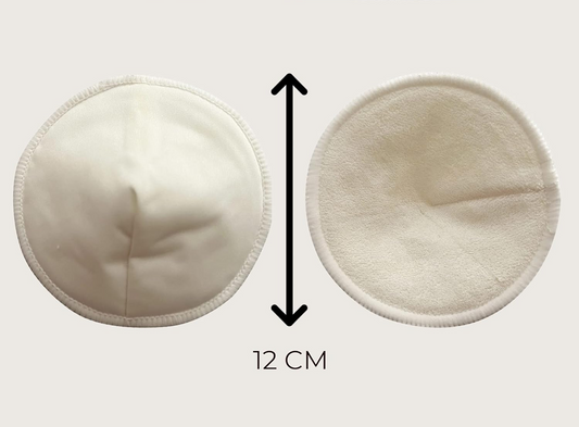 MOM'S PADS Bambusové vložky do podprsenky x14 + vrecko na pranie, kozmetická taštička