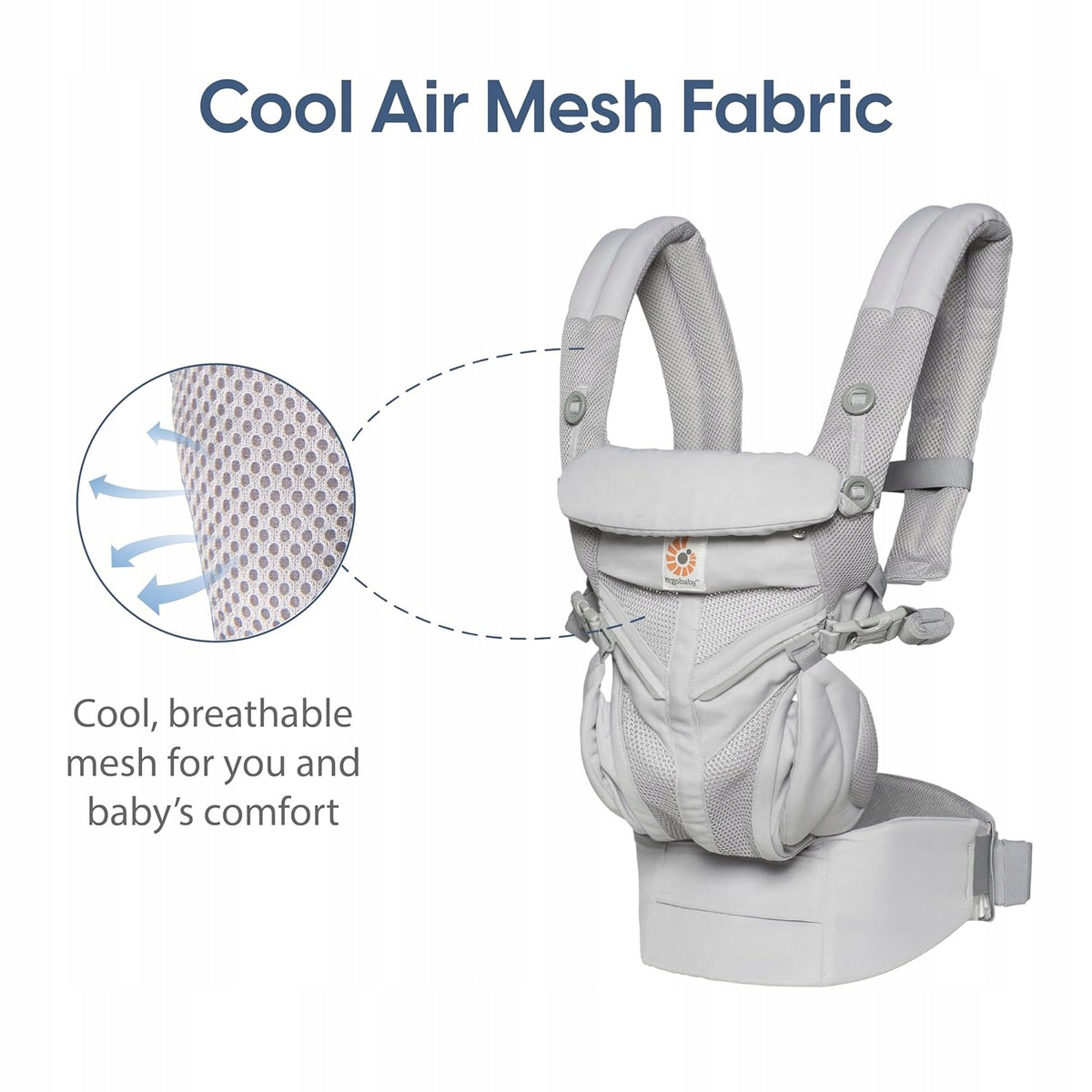 ERGOBABY OMNI 360 COOL AIR MESH ergonomický nosič 3,2-20,4kg