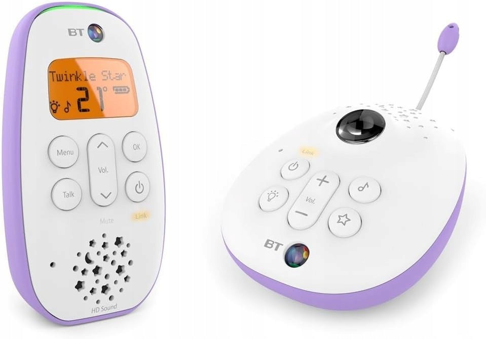 BT 450 digitálna elektronická audio pestúnka s projektorom hviezd