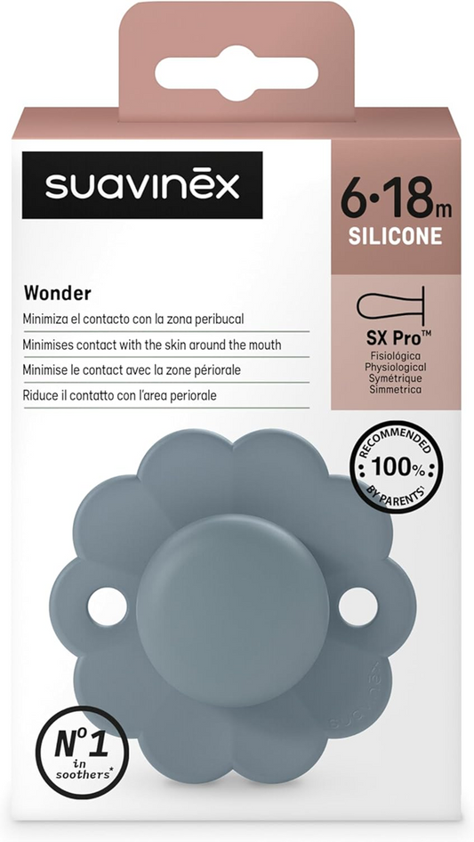 SUAVINEX Wonder uklidňující dudlík 6-18 měsíců silikon SX PRO