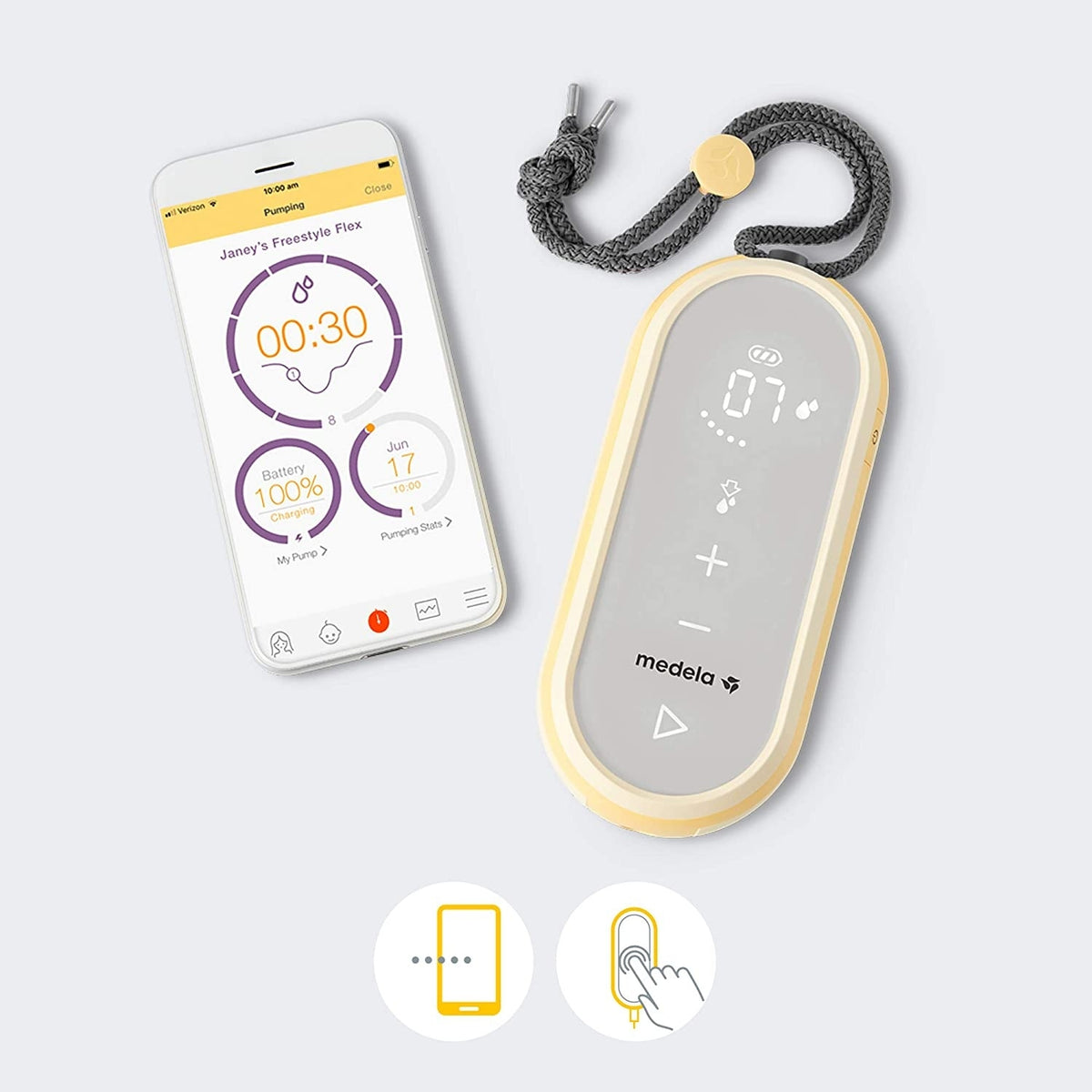 MEDELA Freestyle Flex dvojitá odsávačka mlieka 2-fázová 1