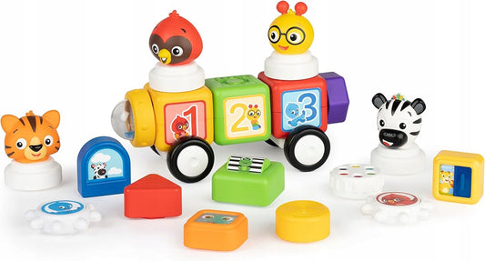 BABY EINSTEIN Connectables Click & Create magnetické stavebné bloky 20 kusov