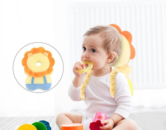 protección para la cabeza y la espalda al aprender a caminar LEW