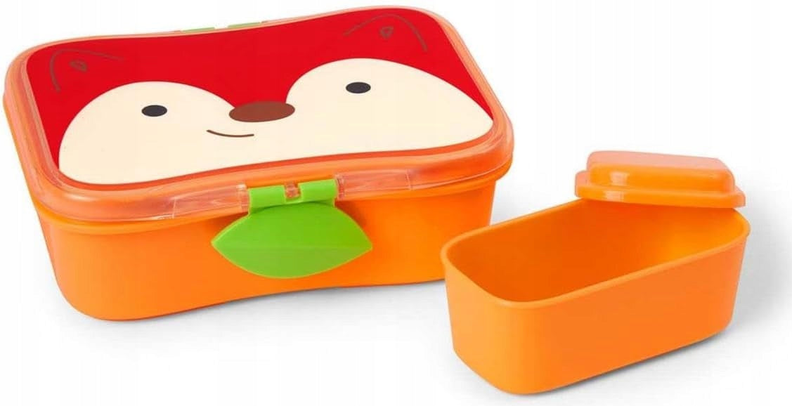 SKIP HOP Zoo Lunch Kit - Líška desiatový box + dóza na desiatu 700 ml
