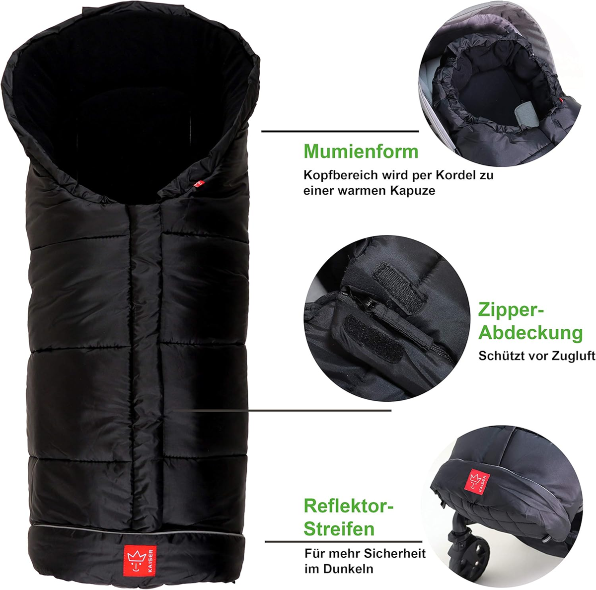 KAISER IGLU stroller footmuff 6–36 months