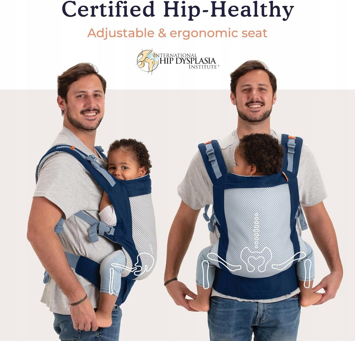 BECO TODDLER nosič na pracky 9-27kg mesh 3d