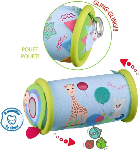 SOPHIE LA GIRAFE coffret cadeau rouleau téléphone gobelets 10 pièces