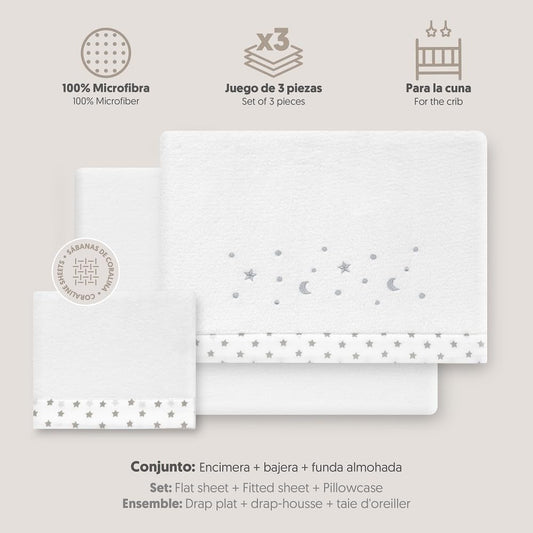 INTERBABY súprava posteľnej bielizne do detskej postieľky 60 × 120 cm Coralina – obrázok produktu 2