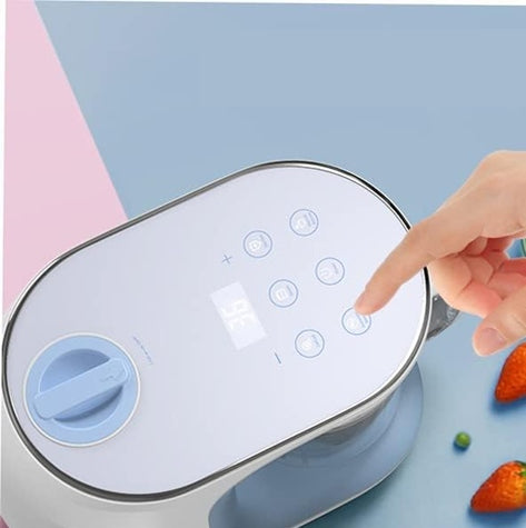ECCOMUM Küchenmaschine 5in1 Dampfgarer Mixer Sterilisator + Spatel