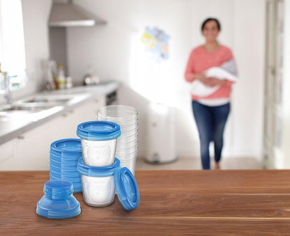 PHILIPS AVENT nádoby na jedlo x10 + adaptéry