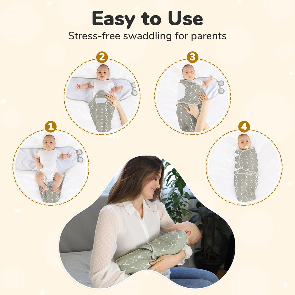 MAMA CHEETAH cotton rompers