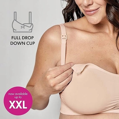 MEDELA KEEP COOL ULTRA nursing bra + XL nursing pads