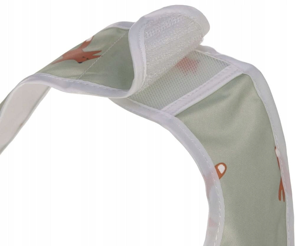 LASSIG plastový podbradník na suchý zips s vreckom x2 6 – 24 mes.