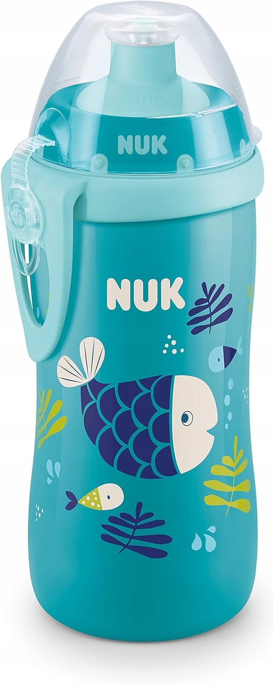 NUK Junior Cup FLES 18 m+ push-pull tuitje 300 ml KAMELEON EFFECT