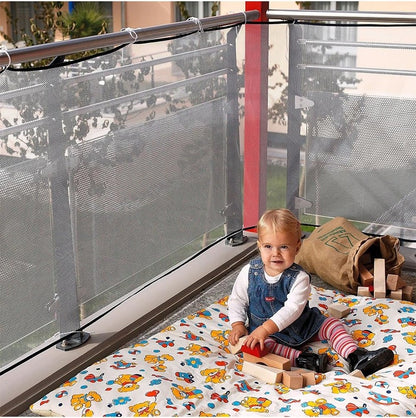 REER ochranná sieť zabraňujúca vypadávaniu hračiek z balkóna 294 x 94 cm