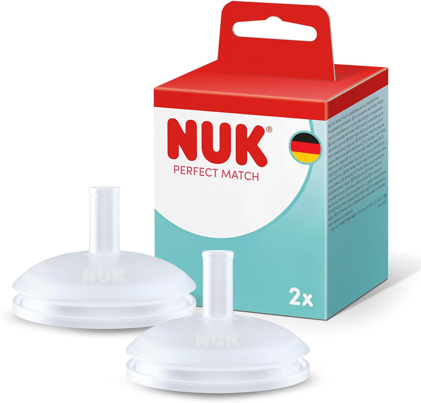 NUK Perfect Match Learner słomki do kubków 8m+ x2