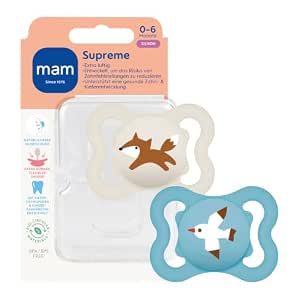 MAM Supreme suzetă de calmare din silicon x2 0-6 luni
