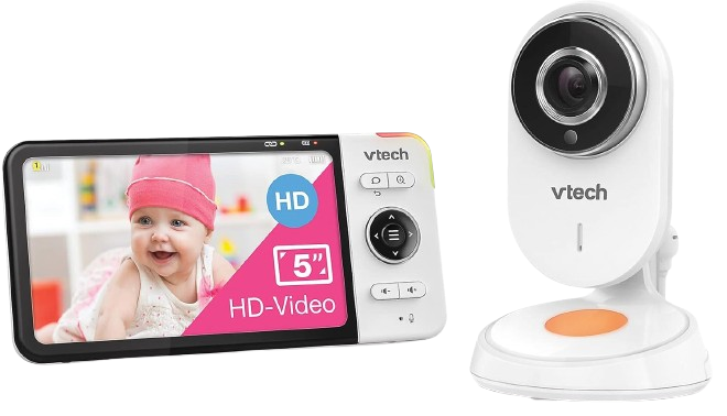 VTECH BM818 HD elektronická pestúnka s širokouhlou kamerou 5" LCD