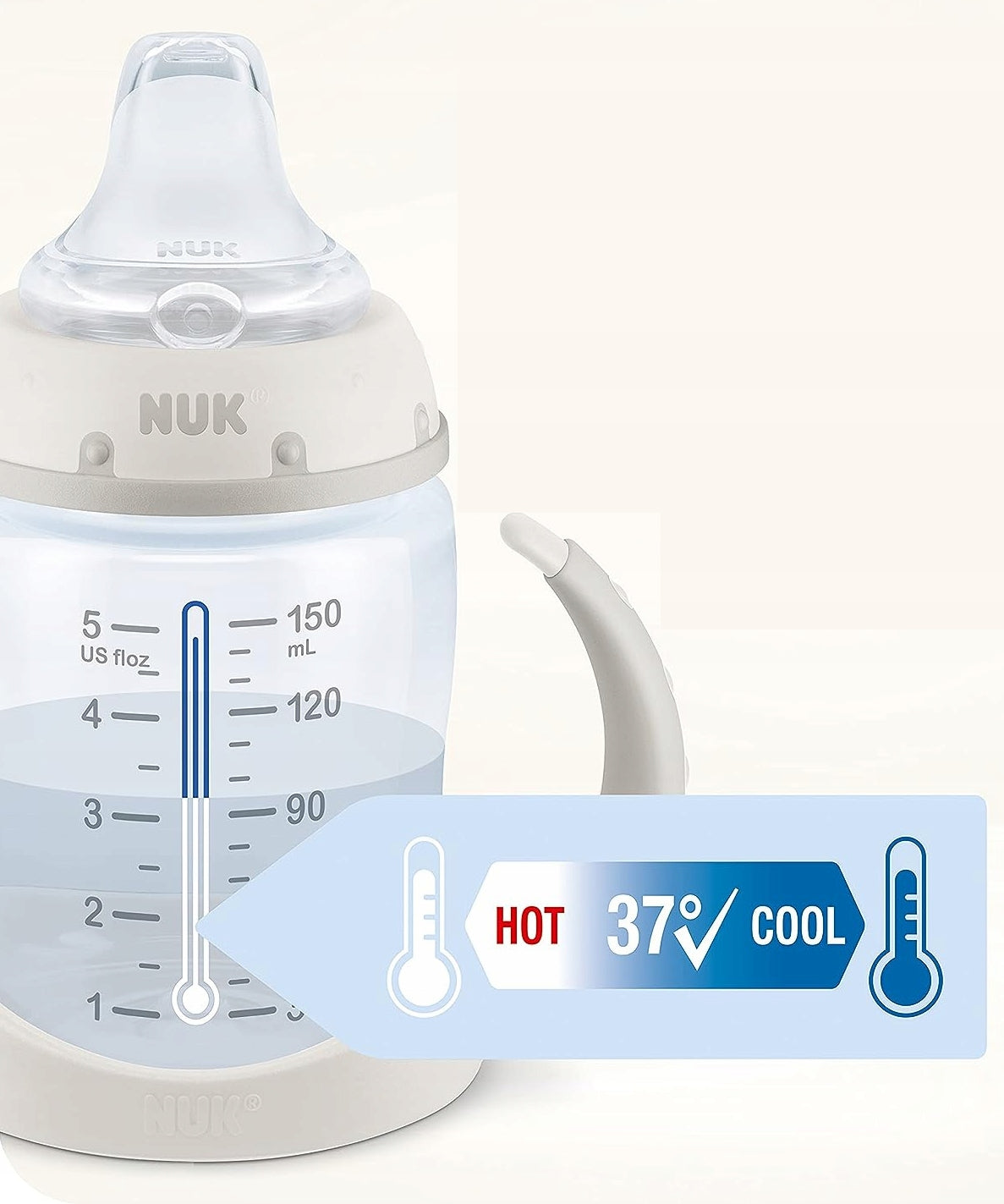 NUK Learner Cup CUP 150 ml temperature indicator GLOWS IN THE DARK