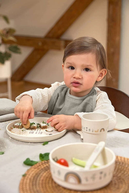 LASSIG kubek bez melaminy Garden Explorer dla dzieci 12m+, lekki, BPA free, do zmywarki i mikrofalówki