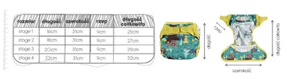 CLOSE POPIN opakovane použiteľná plienka All-in-One 3,5-16 kg