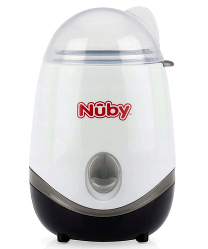 NUBY 3W1 podgrzewacz sterylizator do butelek, używany, z pokrywą i funkcją parowej sterylizacji