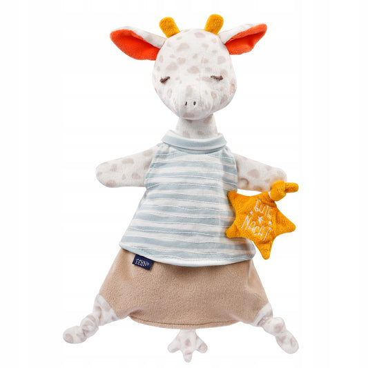 FEHN Goede Nacht handpop die oplicht in het donker GIRAFFE