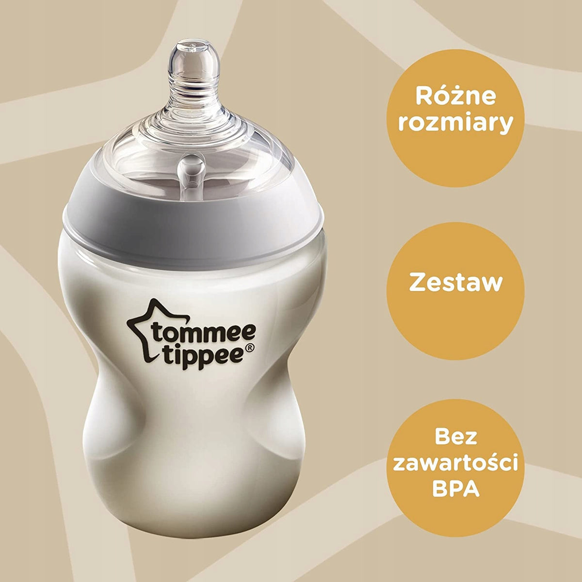 TOMMEE TIPPEE štartovacia sada fľaše a cumlíky, 9 ks