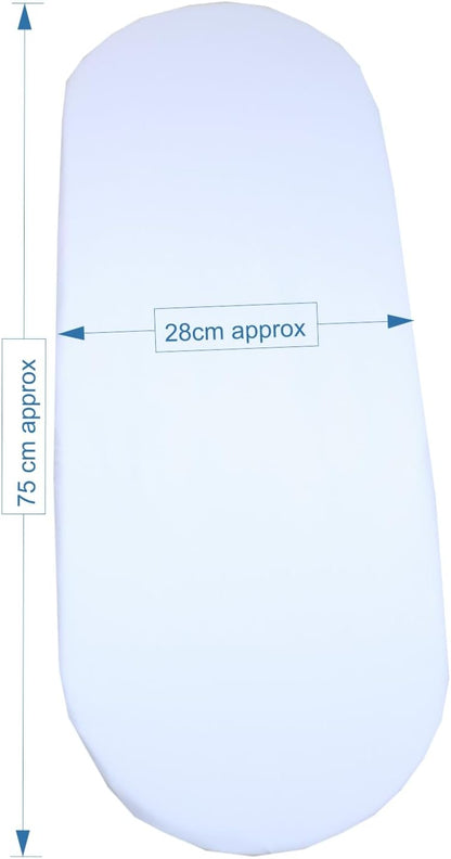 BABYPREM fitted sheets for Moses basket x2