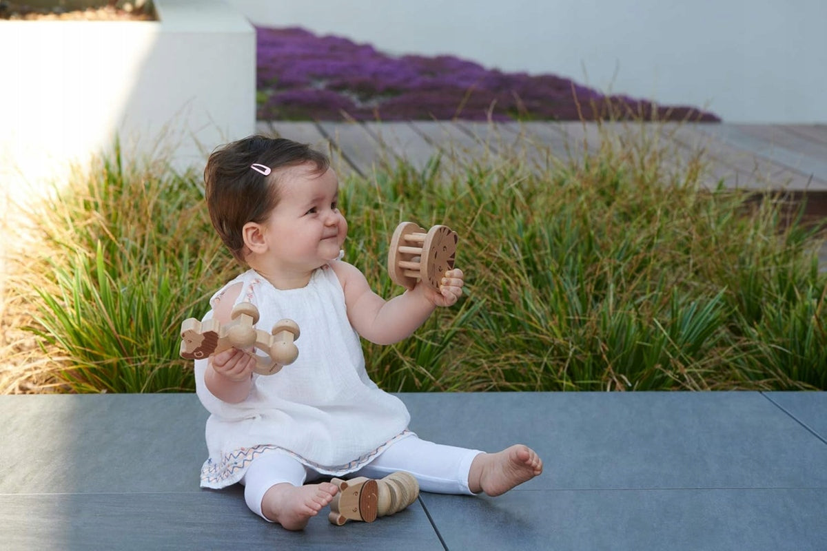 BEBE CONFORT wooden toy set with rattles, 3+ months