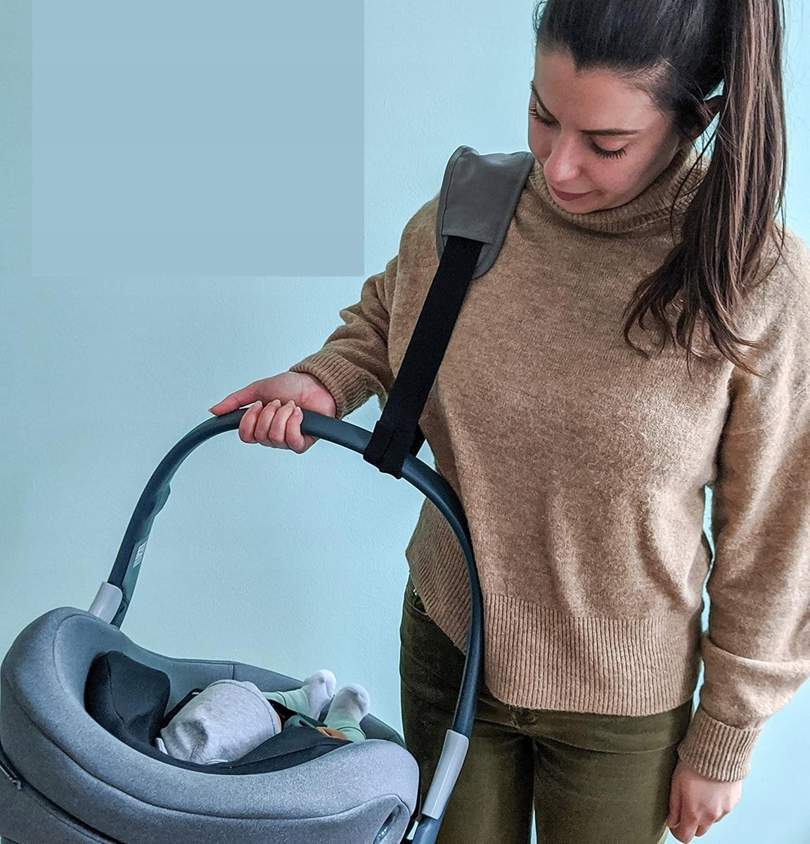ZAMBOO ramenný popruh na prenášanie autosedačky 72-143 cm