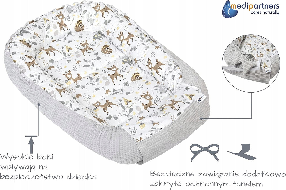 MEDIPARTNERS detský kokon hniezdo 90 x 50