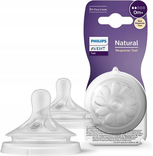 PHILIPS AVENT Natural flesspenen 0 mnd+ x2