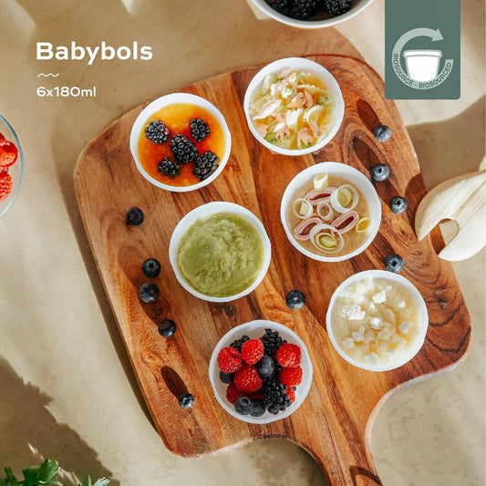 BABYMOOV Babybols nádoby 6 × 180 ml EKO z biomateriálu
