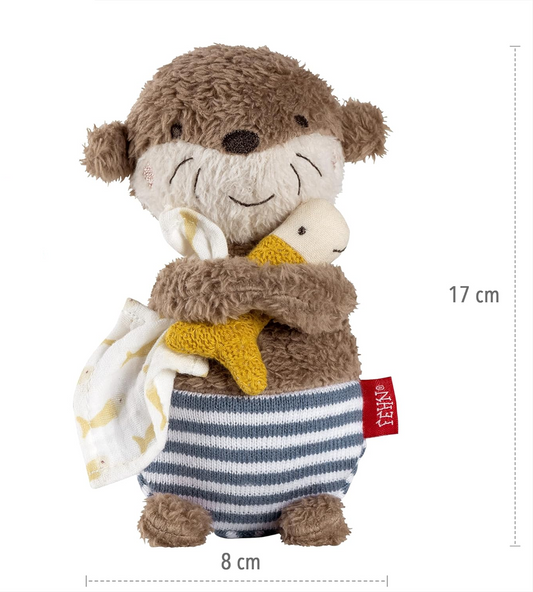 FEHN plyšová hračka na maznanie do kúpeľa VYDRA 17 cm