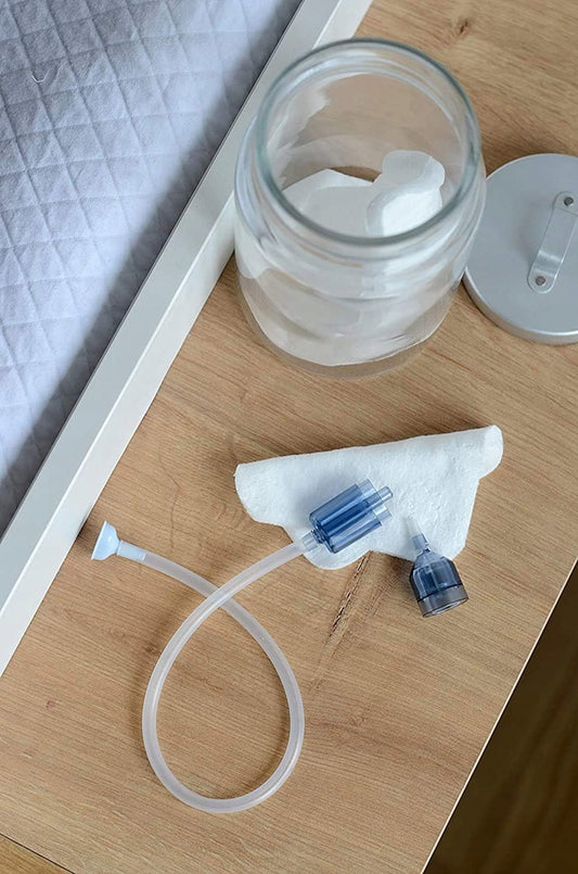 BEABA Minidoo manuálna nosová odsávačka + 2 nadstavce