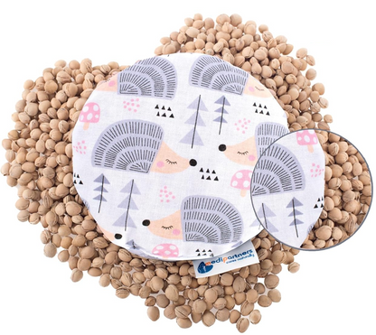 MEDI PARTNERS bawełniany termofor z pestkami wiśni JEŻE 15 cm 180 g