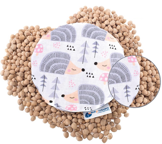 MEDI PARTNERS bavlnený termofor s čerešňovými kôstkami JEŽE 15 cm 180 g