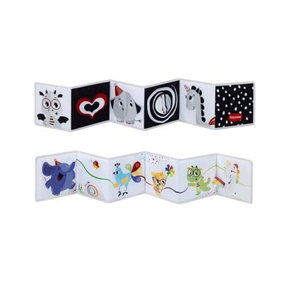 TINY LOVE double-sided sensory book 0+ contrast