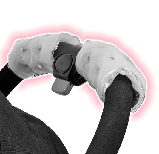 FINGER HEAT gélový ohrievač rúk na rukoväte kočíka, bicykla a kolobežky x2