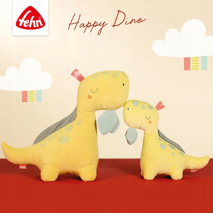 FEHN Happy Dino mojkáč DINOSAURUS 30 cm s držiakom na cumlík