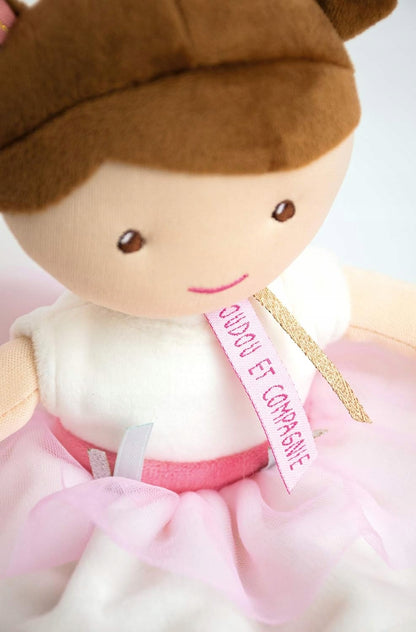 DOUDOU et COMPAGNIE princezná Ombelline plyšová bábika 27 cm