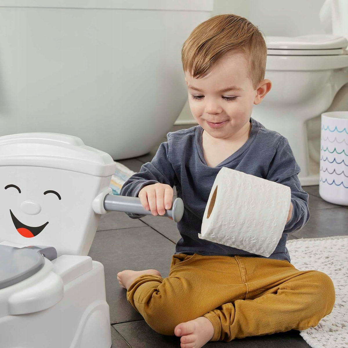 FISHER PRICE nočník Moja prvá toaleta DE
