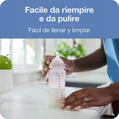 NUK súprava NO COLIC, 4 fľaše, košík, KONTROLA TEPLOTY