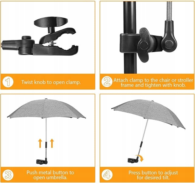 ZjRight protective umbrella for a pram