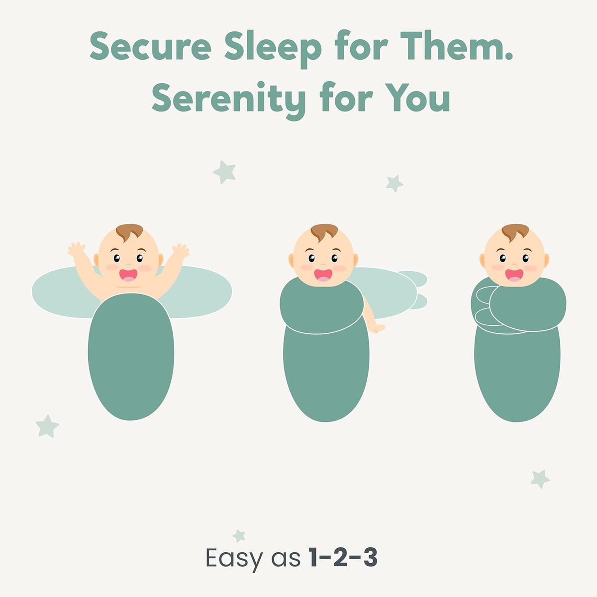 CUDDLEBUG zavinovačka pre bábätká x3 0–3 mes. 1TOG
